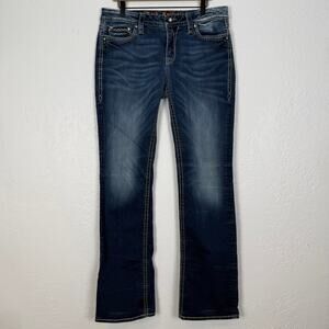 Rock Revival Women's Victoria Easy Boot Jeans Size 32